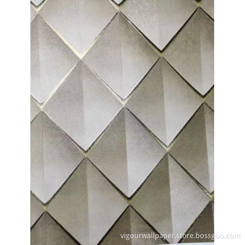 53cm Waterproof pvc modern geometrical design wallpaper